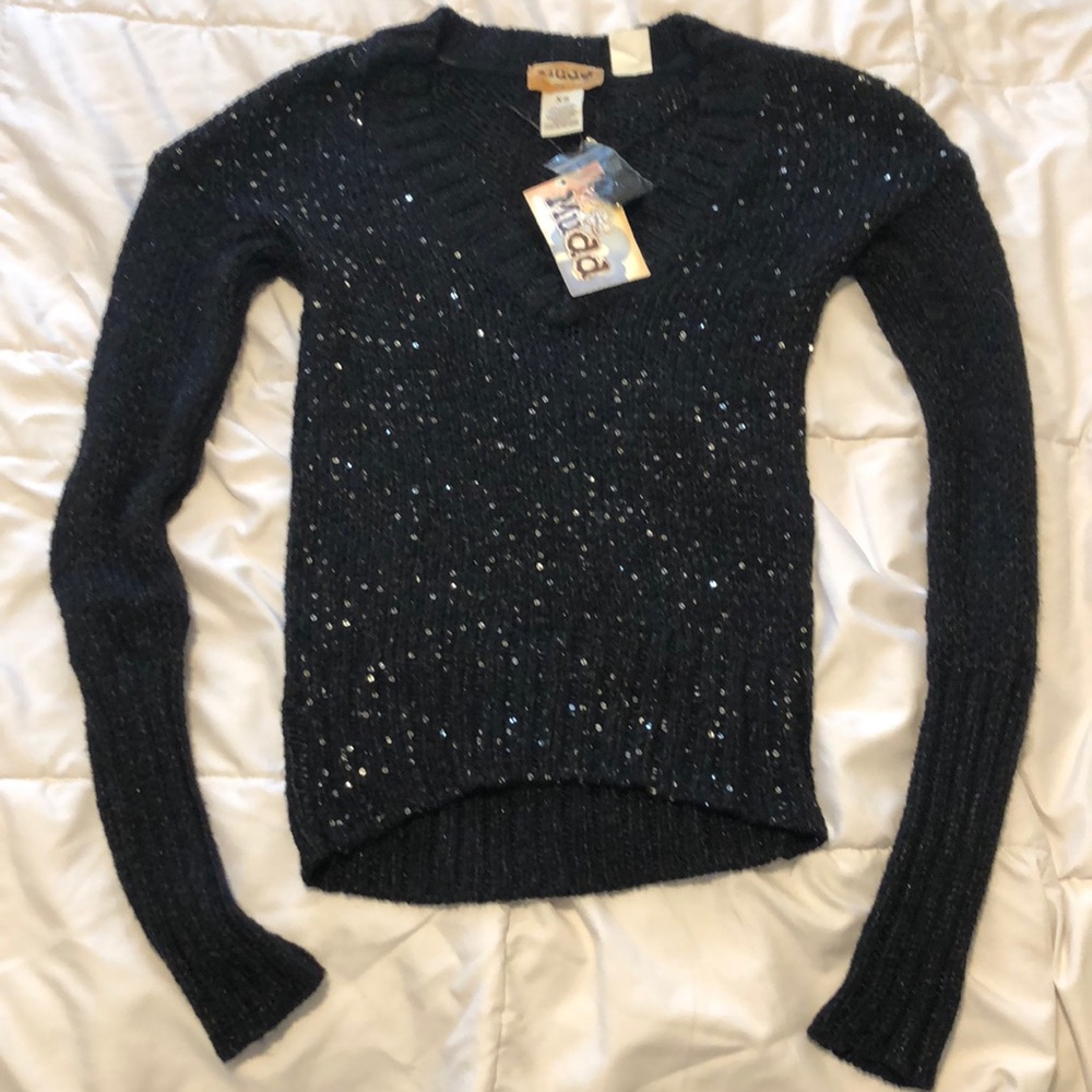 Mudd Girl’s Sequin Knit Sweater